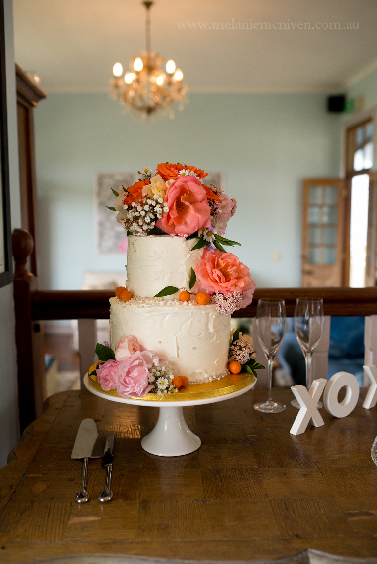 Wedding cake at Montville wedding