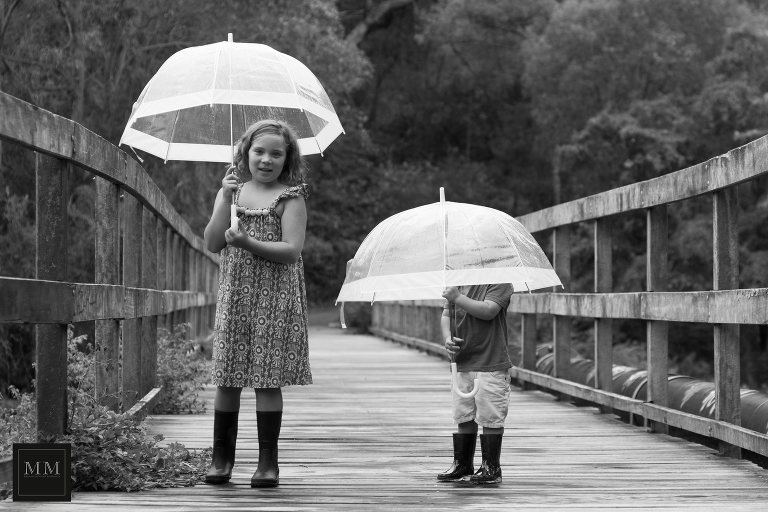 Portraits in the rain