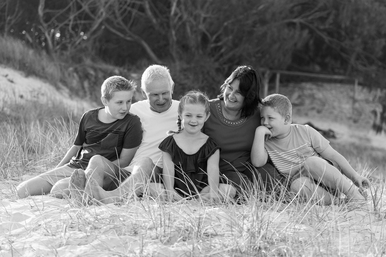 good times with family on the beach